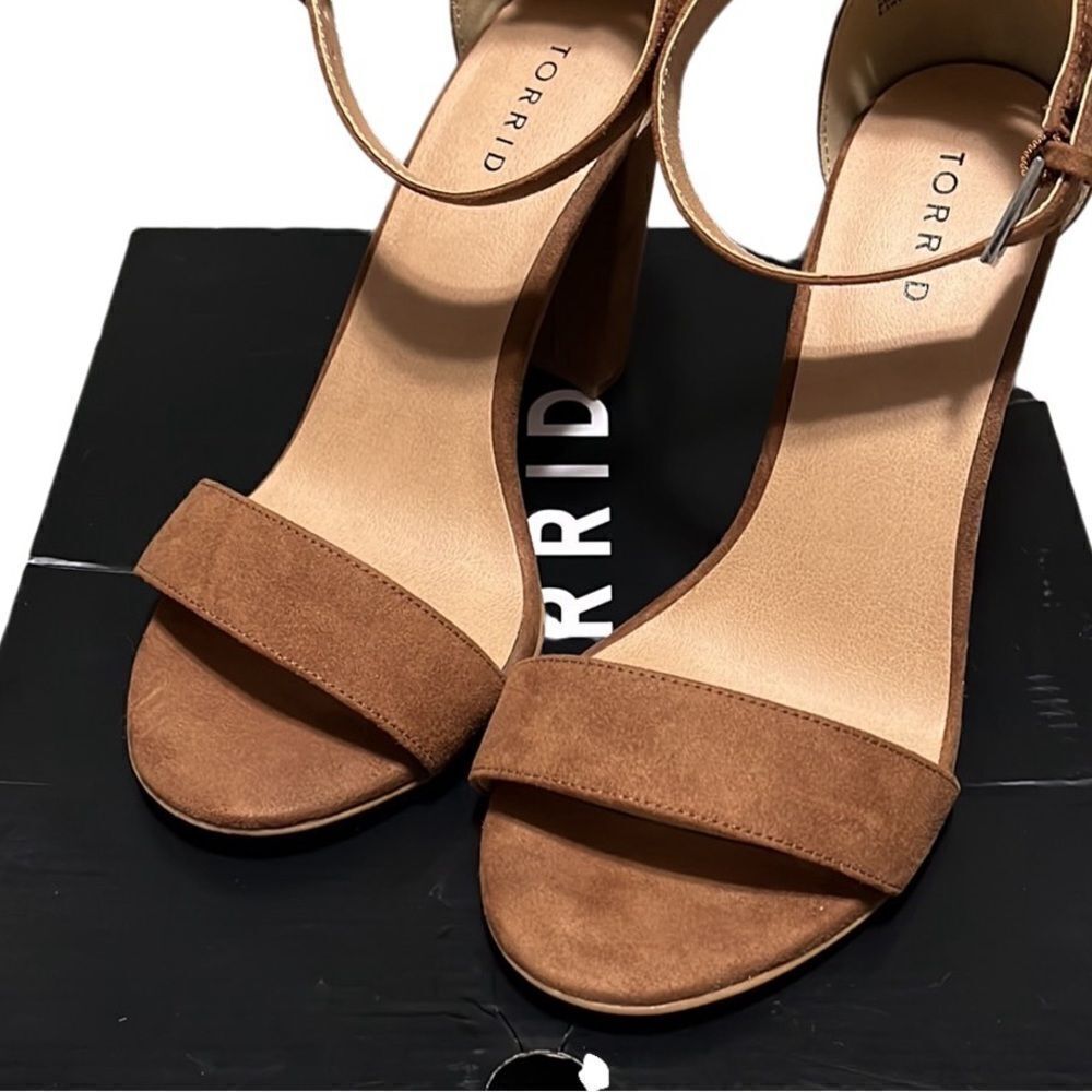 Torrid Tapered Wide-Width Heel Sandals - Picture 5 of 8